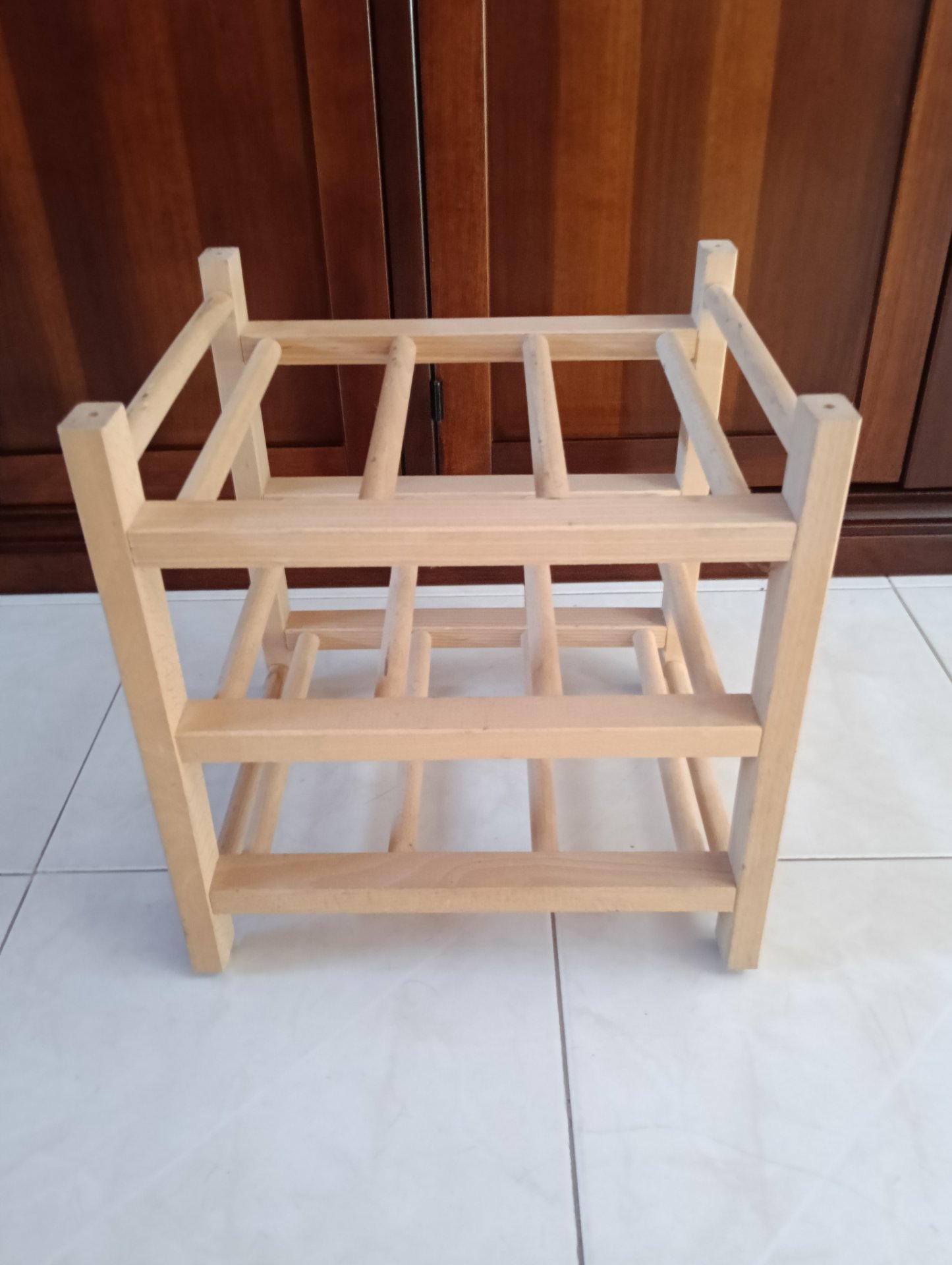 Portabottiglie legno massello - Immagine 1