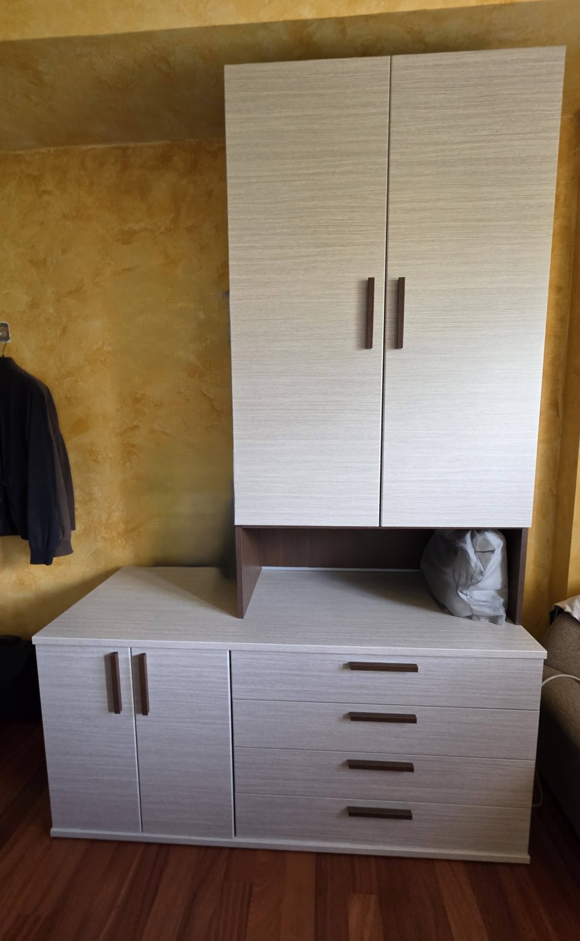Mobile 3 elementi - rovere chiaro - Immagine 1