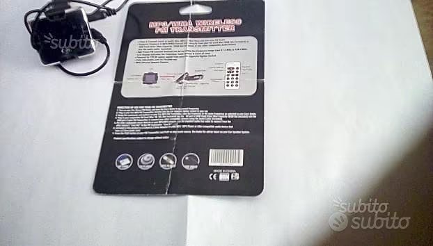 MP3/WMA WIRILESS FM TRANSMITTER CAR REMOTE CONTROL - Immagine 1