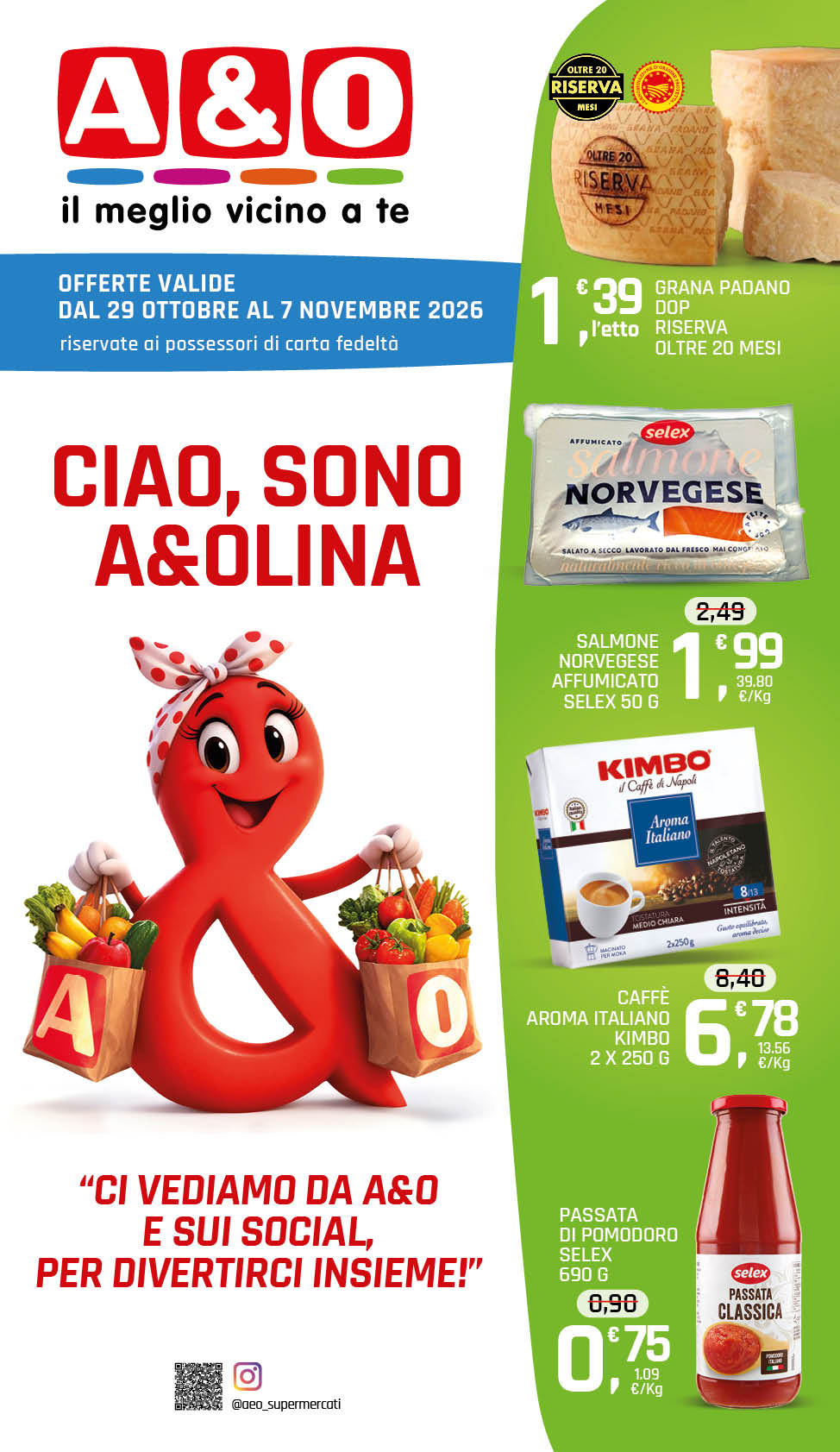 Offerte Valide dal 29 Ottobre al 7 Novembre 2026