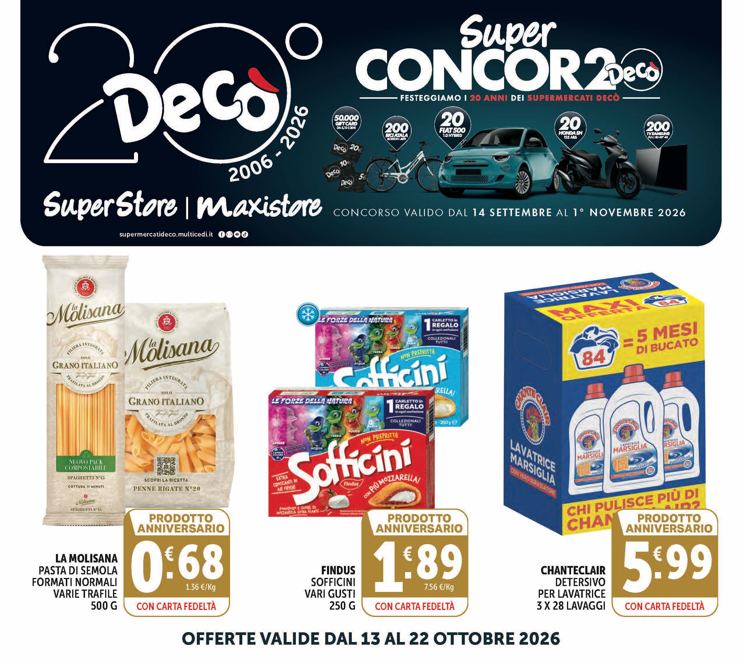 Offerte Valide dal 13 al 22 Ottobre 2026