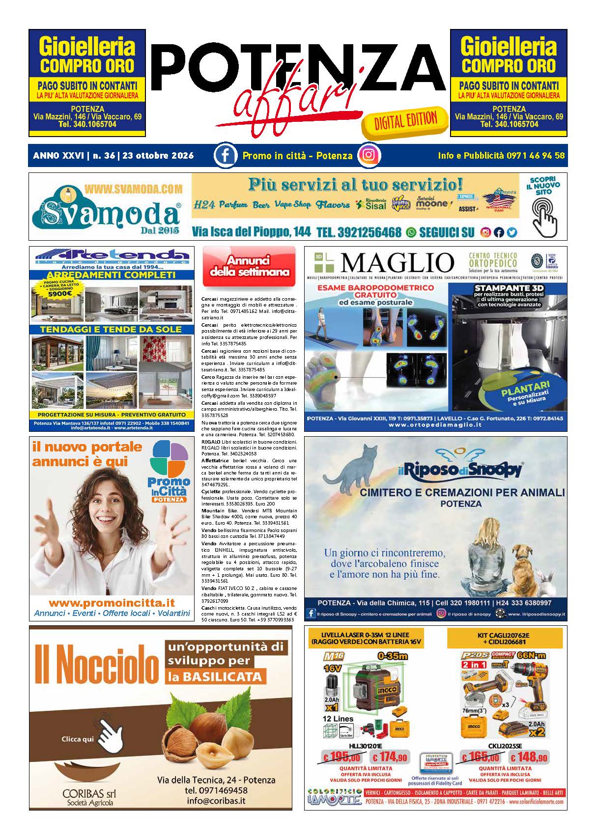 Valido dal 23 Ottobre 2026