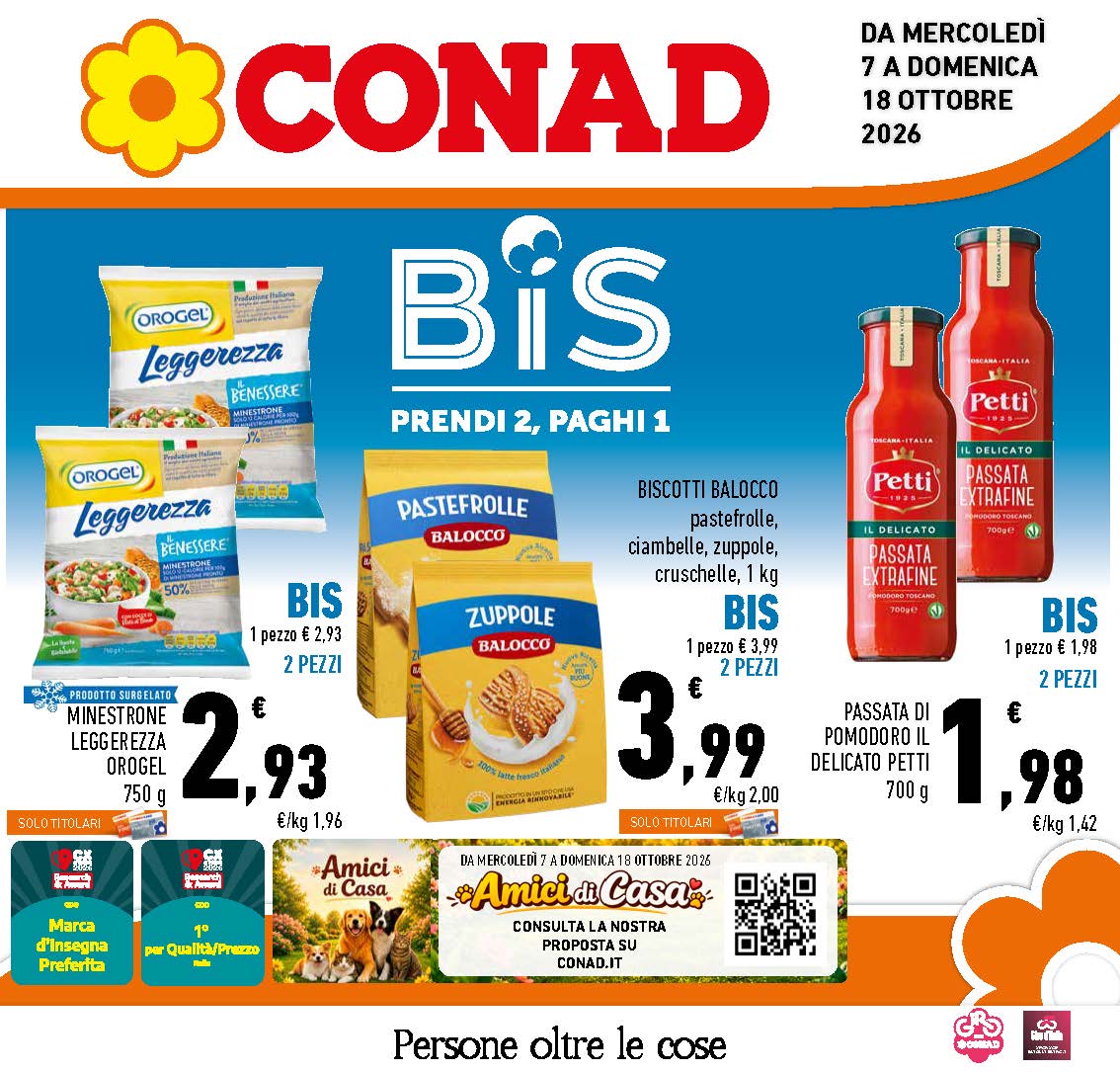 BIS - PRENDI 2, PAGHI 1