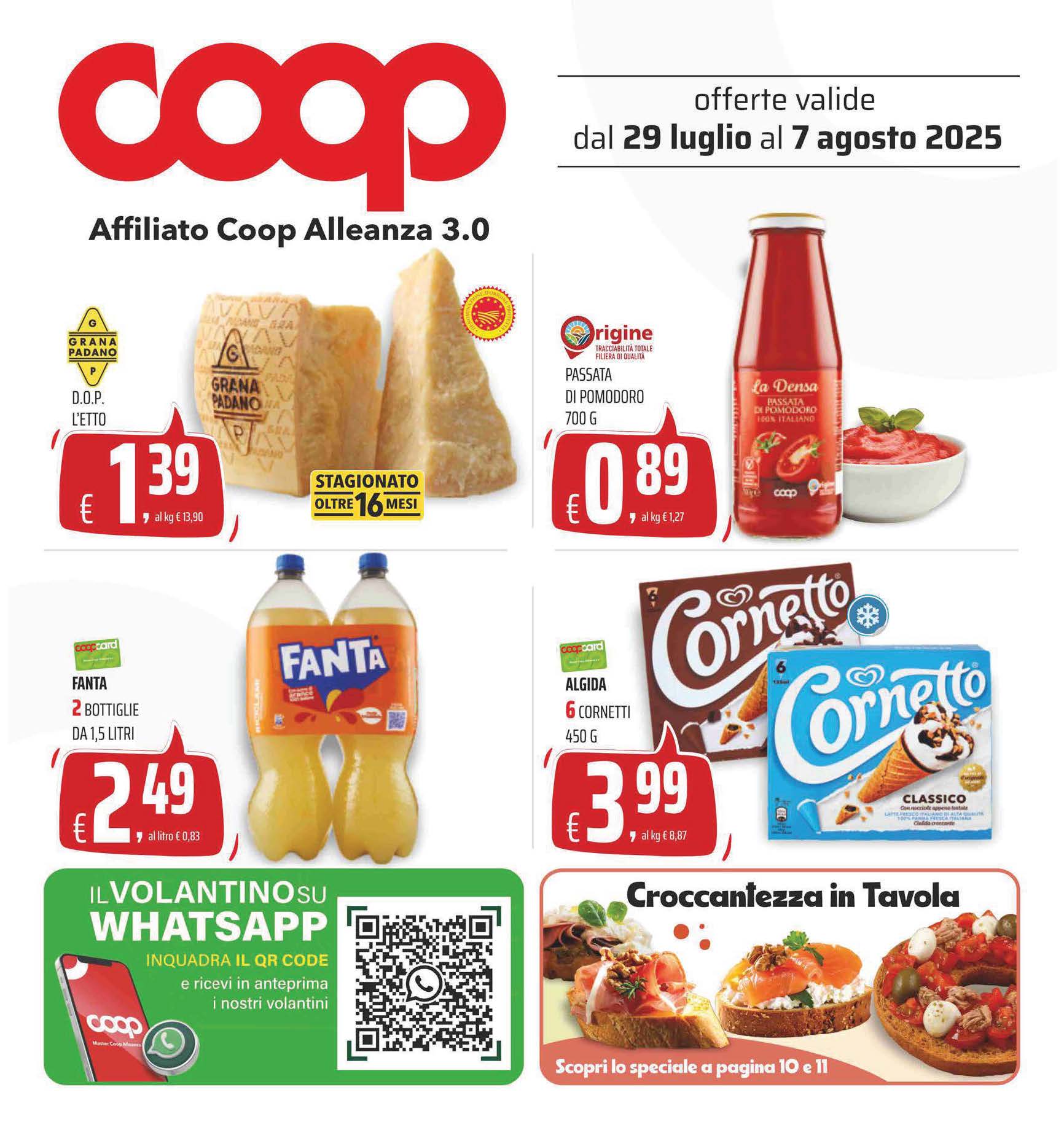 Offerte Valide dal 29 Luglio al 7 Agosto 2026