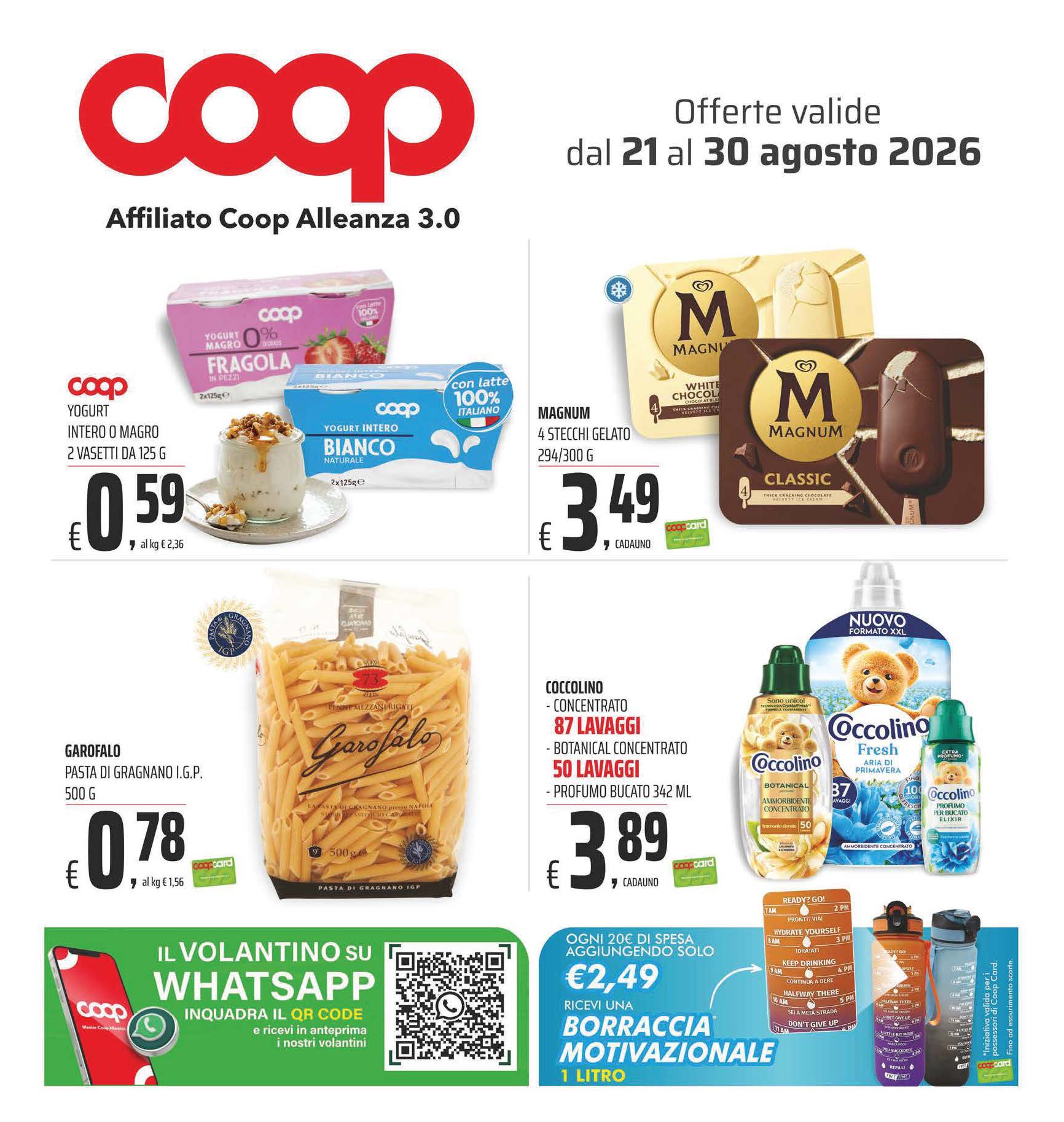 Offerte Valide dal 21 al 30 Agosto 2026