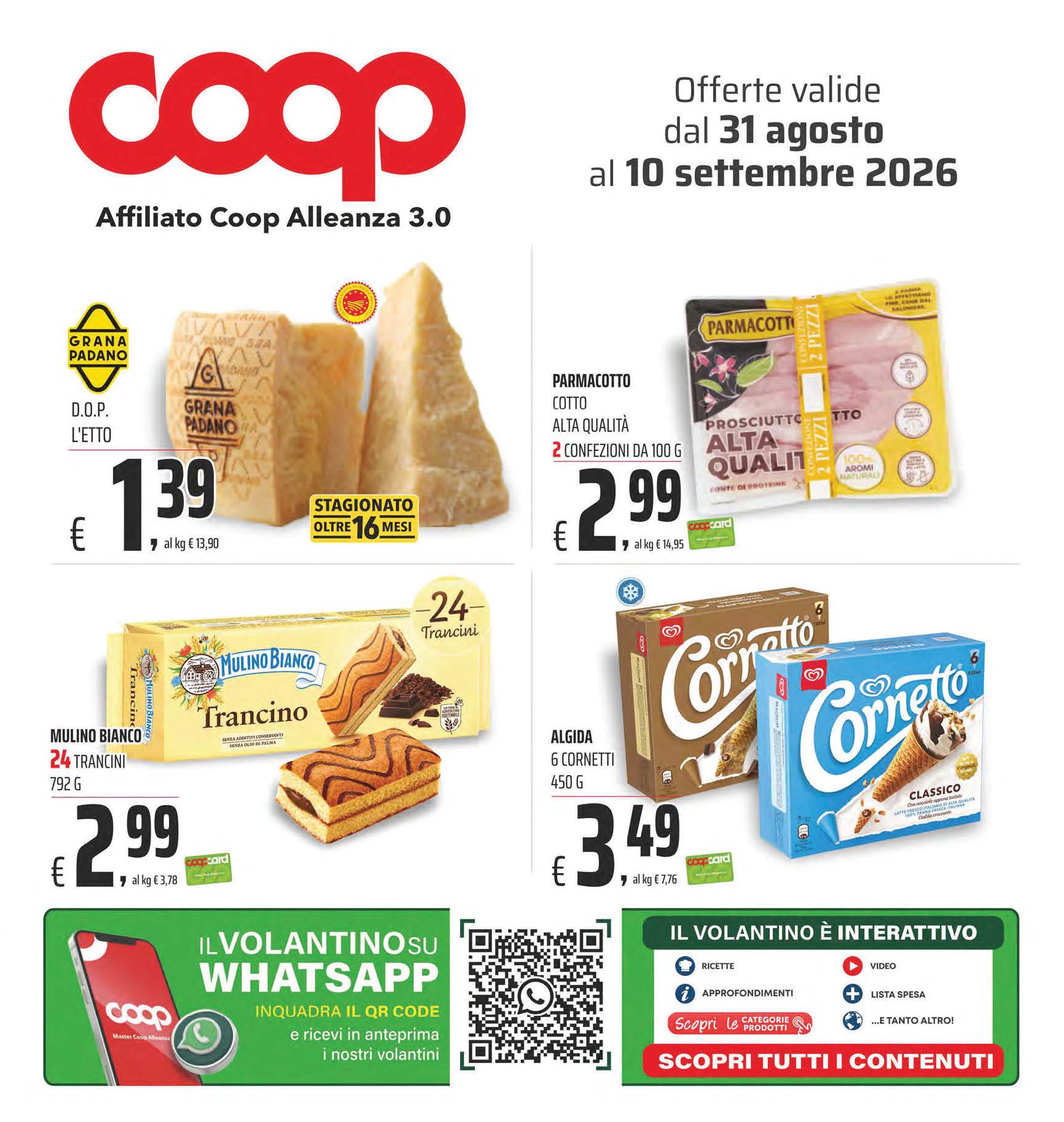 Offerte Valide dal 31 Agosto al 10 Settembre 2026