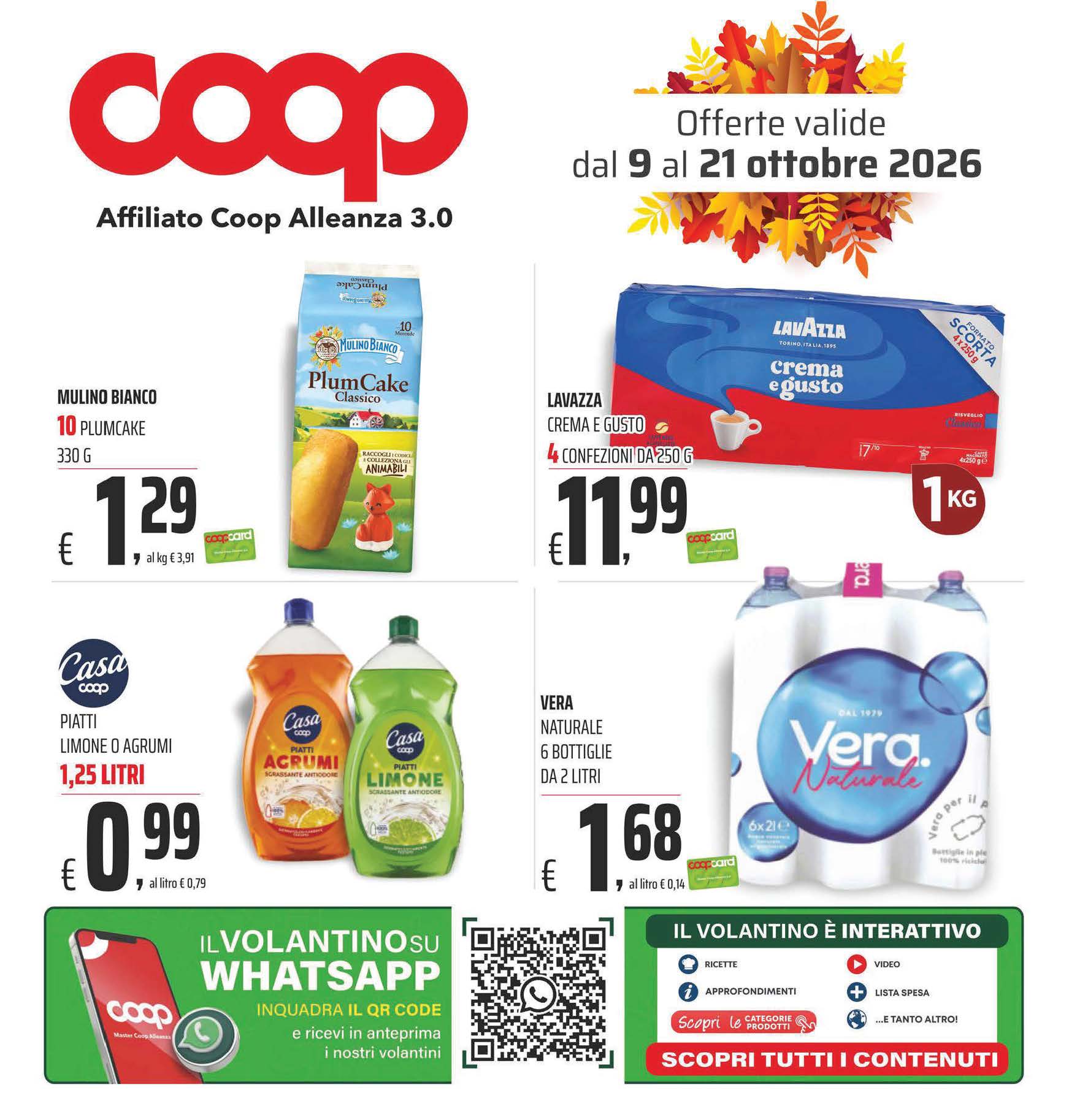 Offerte Valide dal 9 al 21 Ottobre 2026
